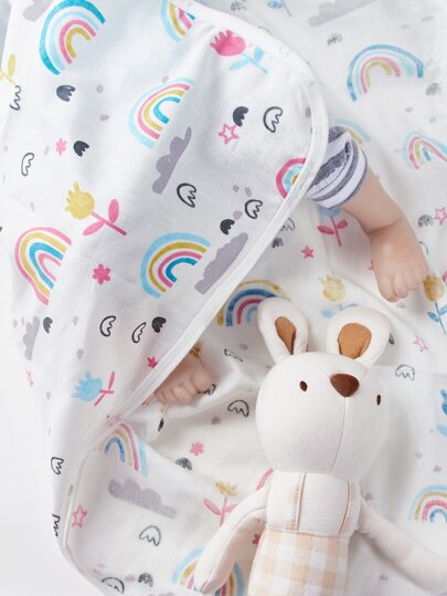 детский Одеяло с принтом радуги SHEIN