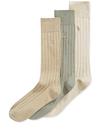 Мужские носки с круглым вырезом, три пары Polo Ralph Lauren
