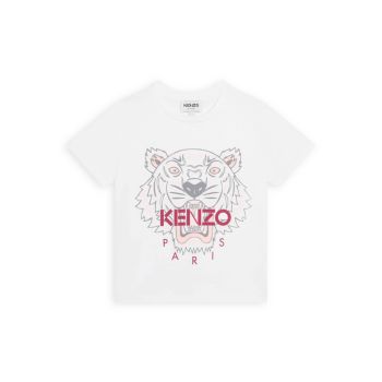 Маленький ребенок &amp;amp; Детская футболка с принтом логотипа KENZO