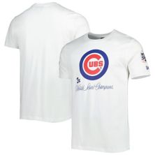 Мужская футболка New Era White Chicago Cubs с историческим чемпионатом New Era