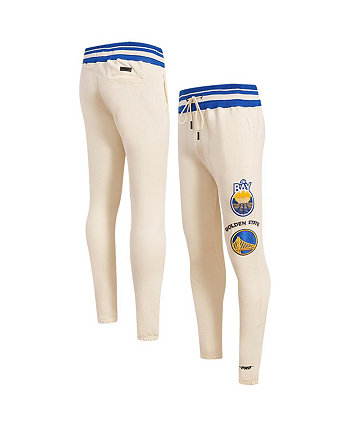 Мужские кремовые классические флисовые спортивные штаны Golden State Warriors Retro Pro Standard