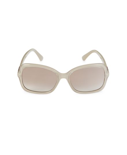 Украшенные солнцезащитные очки Bett 56MM в форме бабочки Jimmy Choo