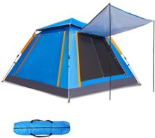 Палатка Instant Pop Up на 5 человек, синяя Glarewheel