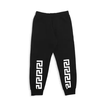 Маленький детский &amp; Детские спортивные штаны Felpa + St. Logo Greca Versace