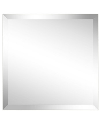 Безрамные зеркальные панели со скошенной призмой — 24 x 24 дюйма Empire Art Direct
