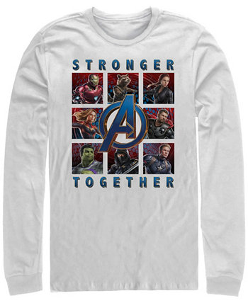 Мужские коробки с надписью Avengers Endgame Stronger Together, футболка с длинным рукавом FIFTH SUN