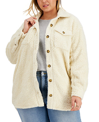 Флисовая куртка больших размеров, созданная для Macy's Style & Co