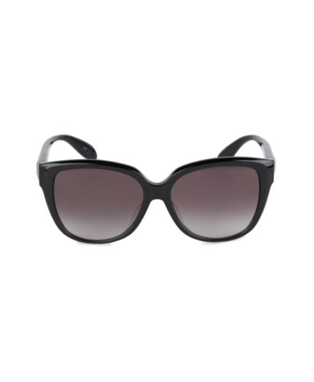 Солнцезащитные очки 58MM Cat Eye Alexander McQueen