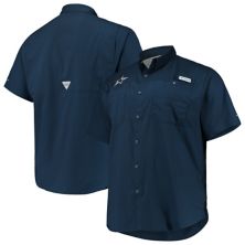 Мужская рубашка на пуговицах с тамиами Columbia Navy Dallas Cowboys Big & Tall Columbia
