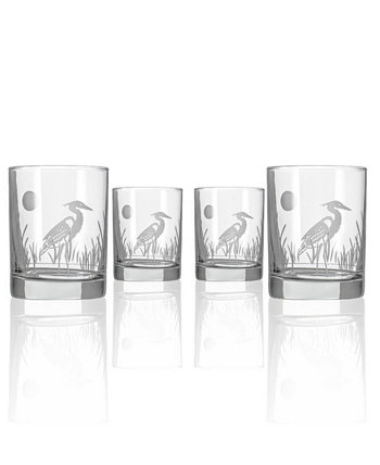 Heron Double Old Fashioned 14Oz - Набор из 4 стаканов Rolf Glass