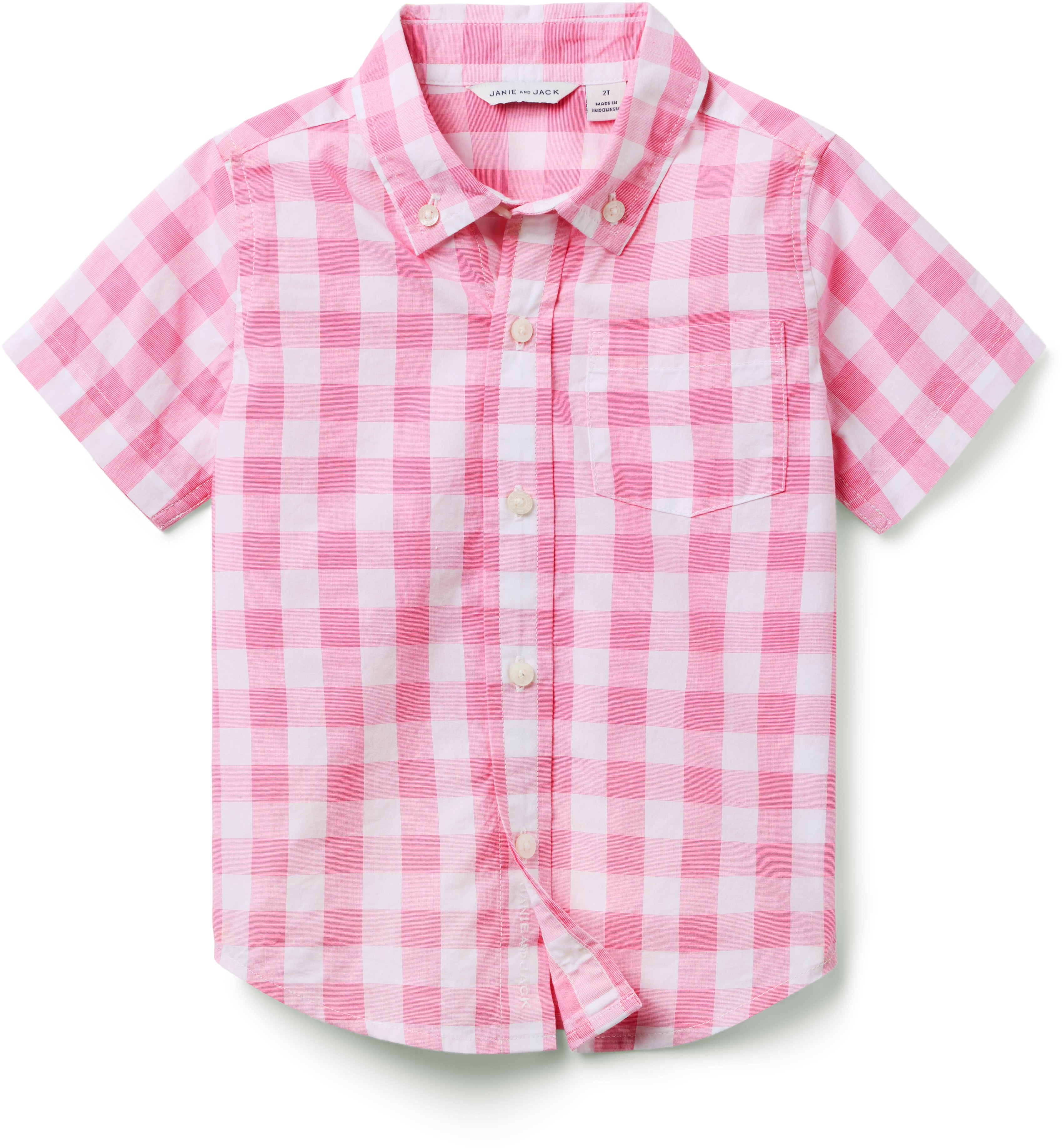 Boys Gingham Top (Toddler/Little Kid/Big Kid) Janie and Jack