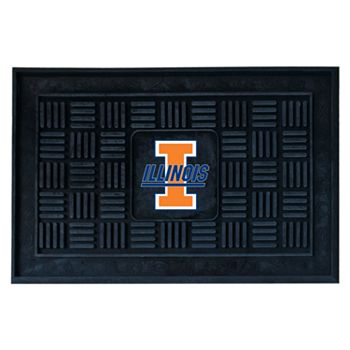 Прочный текстурированный входной коврик Illinois Fighting Illini, 48 х 76 см, из винила Fanmats