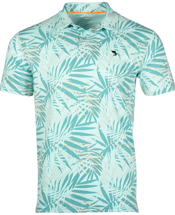 Men's Jungle Vibes Palm Print Short-Sleeve Polo Shirt Salt Life
