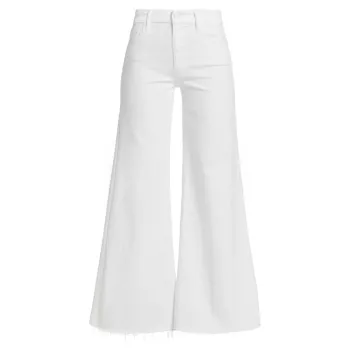 The Roller Fray Mid-Rise Wide-Leg Pants MOTHER