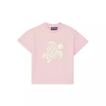Little Girl's &amp; Girl's Turtle Cotton T-Shirt VILEBREQUIN