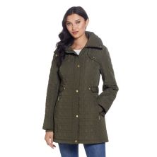Женское стеганое пальто с капюшоном и капюшоном Weathercast Weathercast