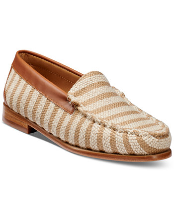 Women's Weejuns Venetian Striped Fabric Loafers GH BASS