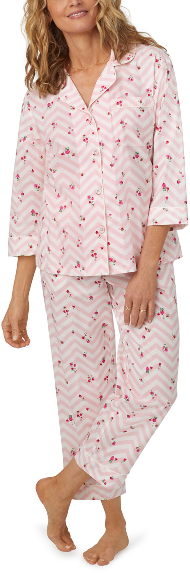 Укороченный пижамный комплект с рукавами 3/4 BedHead