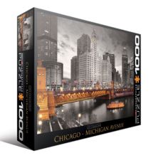 Еврография 1000 шт. Пазл City Collection Чикаго Мичиган Авеню Eurographics