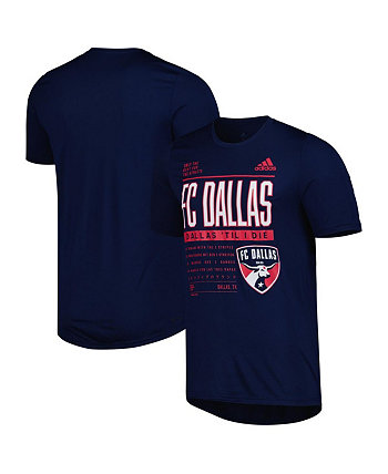 Мужская темно-синяя футболка FC Dallas Club DNA Performance Adidas