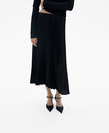 Women's Pleated Long Skirt MANGO