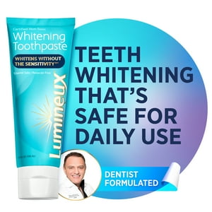 Lumineux Non-Toxic, Enamel Safe Whitening Toothpaste, Fresh Mint Flavor, 3.75 oz Lumineux