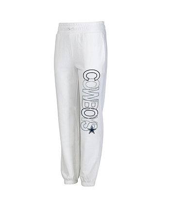 Женские белые брюки из френч терри Dallas Cowboys Sunray Concepts Sport