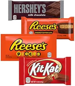 Ассорти конфет: HERSHEY'S, REESE'S и KIT KAT, 30,4 унции, 20 штук, кошерное Hershey's