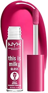 NYX PROFESSIONAL MAKEUP This Is Milky Gloss, Lip Gloss with 12 Hour Hydration, Vegan - Cherry Milkshake (Cherry Pink) Nyx