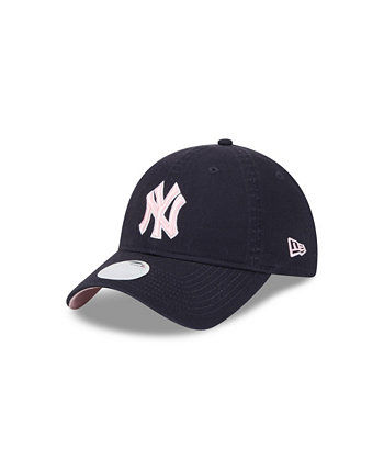 Women's Navy New York Yankees 2024 Mother's Day 9TWENTY Adjustable Hat New Era