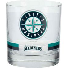 Seattle Mariners Banded Rocks Glass The Memory Company