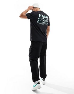 Черная футболка с логотипом в стиле поп-музыки 1985 года Tommy Jeans Tommy Jeans
