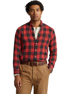 Мужская Хлопковая Рубашка в Проверку Polo Ralph Lauren Polo Ralph Lauren