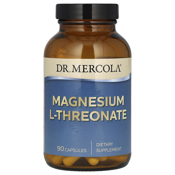 Магний L-Треонат - 90 капсул - Dr. Mercola Dr. Mercola