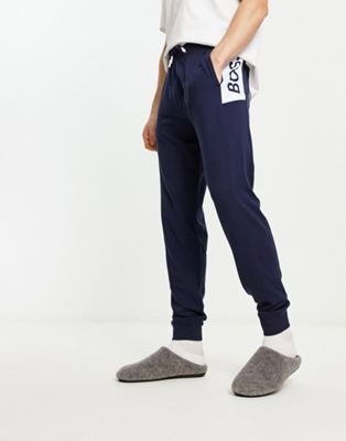 Темно-синие спортивные брюки с логотипом BOSS Bodywear BOSS