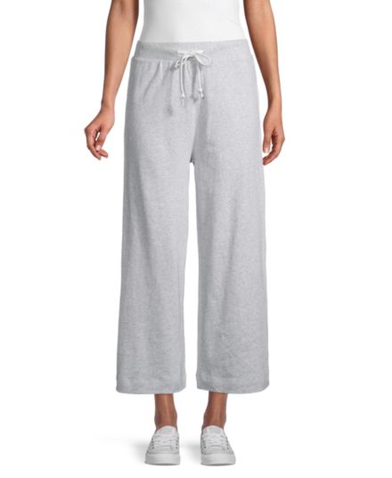 Широкие брюки из меланжевой ткани Grey State