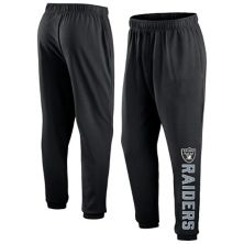 Мужские черные брюки с логотипом Fanatics Las Vegas Raiders Big & Tall Lounge Pants Fanatics