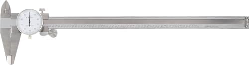 CME Dial Calipers, 0"-6" Measurement Range, 0.001" Measurement Increment, ±0.002" Accuracy, Black Dial Face Color CME Tools