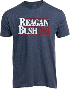 Reagan Bush '84 | Vintage Style Conservative Republican GOP Unisex T-Shirt Ann Arbor T-shirt Co.