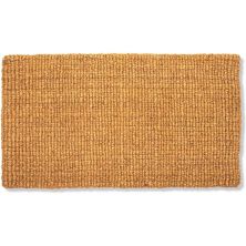 Простой дверной коврик из кокосового волокна - 17&#34; Х 30&#34; Голый натуральный коврик для входа на улицу Juvale