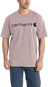 Мужской Лонгслив Carhartt Loose Fit Heavyweight с Логотипом Carhartt