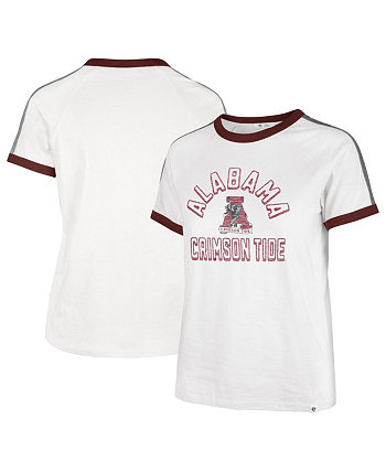 Женская белая футболка Alabama Crimson Tide Sweet Heat Peyton '47 Brand