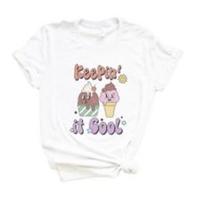 Keepin' It Cool Ice Cream Toddler Short Sleeve Graphic Tee The Juniper Shop