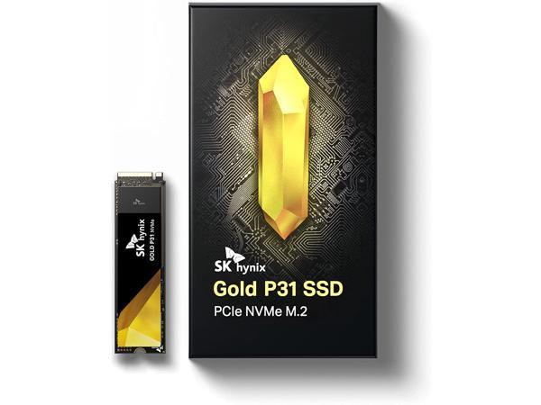 SK hynix HFS001TDE9X0732 Gold P31 1 ТБ PCIe NVMe Gen3 M.2 2280 Внутренний твердотельный накопитель | До 3500 МБ/с | Внутренний твердотельный накопитель SK hynix inc.