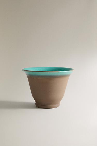 SMALL CERAMIC PLANTER Zara Home