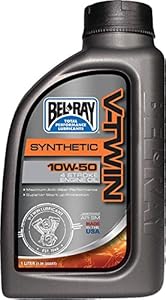 Bel-Ray V-Twin Synthetic Motor Oil 10W50 - 1L. 96915-BT1 Bel-Ray