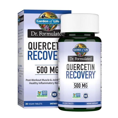 Garden of Life Dr Formulated Quercetin Recovery — 500 мг — 30 веганских таблеток Garden of Life
