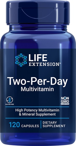 Дважды в день - 120 капсул - Life Extension - Мультивитамины Life Extension