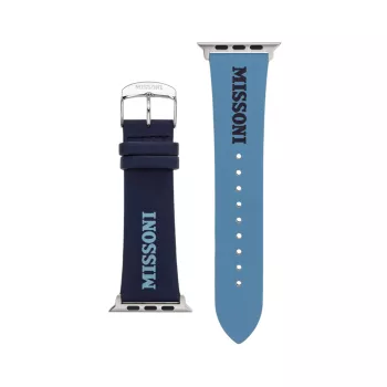 Кожаный ремешок для часов с логотипом Apple Watch®, 24 мм Missoni