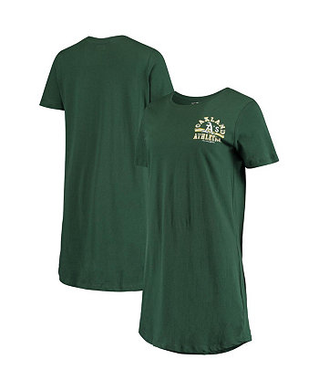 Женское зеленое платье-футболка New Era Oakland Athletics 5th & Ocean